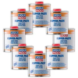 8x 250g LIQUI MOLY 3081 Bremsenpaste Kupferpaste Kupfer-Paste Montage Bremse
