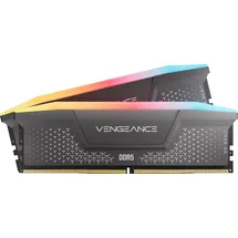 Corsair Vengeance RGB DDR5-6000 64GB Kit (2x32GB) CL40 Grau CMG64GX5M2D6000Z40