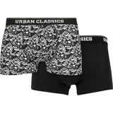 URBAN CLASSICS Boxershorts 2 St. Schwarz XXL