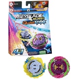 Beyblade Burst QuadStrike Fierce Bazilisk B8 und Hydra Kerbeus K8 Kreisel Doppelpack, Battle Kreisel Spielzeug