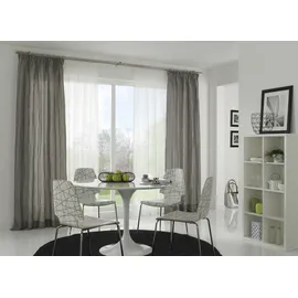 GARDINIA Ringe mit Gleiteinlage zu Stilprogramm Chicago, Ø 20 mm, titan, 10-er Pack