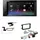 EHO Pioneer AVH-A240DAB Autoradio Bluetooth DAB DVD USB passend für Volkswagen VW T5 Transporter 2003-2015 runde Ecken, schwarz inkl Canbus