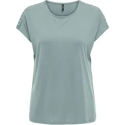 ONLY Kurzarmshirt »ONLFREE LIFE CAPSLEEVE LACE TOP JRS« ONLY Abyss L (40)