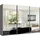 WIMEX Schwebetürenschrank England 313 x 236 x 65 cm Schwarz/Spiegel