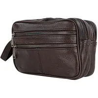 Lois - Umhängetasche Herren - Moderne Herren Handtaschen und Lederhandgelenktasche Herren - Stilvolle Herren Clutch, Braun