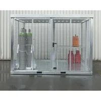 Bauer Südlohn Gasflaschen-Container GFC-E/T M5, feuerverzinkt