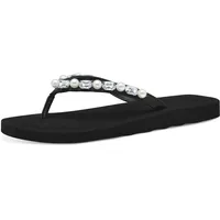TAMARIS Pantolette Damen Flach schwarz,EU 42