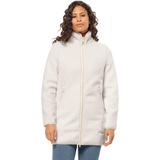 Jack Wolfskin HIGH CURL Coat W Fleece-Jacke, cotton white XS