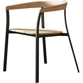 Tikamoon Gartenstuhl Arco Teakholz/Aluminium beige