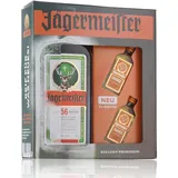 Jägermeister Kräuterlikör 35% Vol. 0,7l in Geschenkbox mit 2x Orange Miniaturen