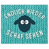 strickimicki - Brillenputztuch - Das Original - Endlich Wieder Schaf sehen