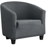 YOPOIY Jacquard Abnehmbar Einfarbig Cocktailsessel Möbelbeschützer dehnen Waschbar Loungesessel Cocktailsessel Sanft Wannenstuhlbezug für Wohnzimmer -D