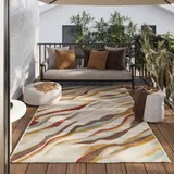 WECON HOME Outdoorteppich »Creek«, rechteckig, 5 mm Höhe, Läufer, für Innen & Außen, pflegeleicht, Hoch-Tief Effekt