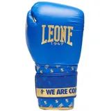 Leone1947 Dna Leder Künstliche Boxhandschuhe - Blue - 14 oz