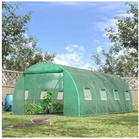 Outsunny Foliengewächshaus Grün 5,9 m2