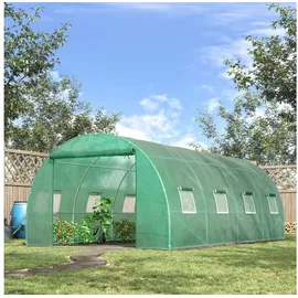Outsunny Foliengewächshaus Grün 5,9 m2