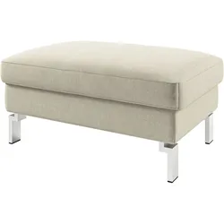 Polsterhocker 3C CANDY "Lecce", beige (natur), B:90cm H:45cm, Hocker, Passend zur Serie Lecce