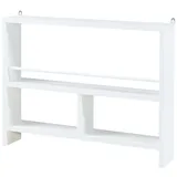 [en.casa] Wandregal Piteå 60x10,5x45cm Weiß