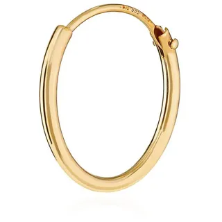NKlaus Single-Creole 585 Echt Gold Einzel Herren Creole Ohrring Ohrschm goldfarben 15