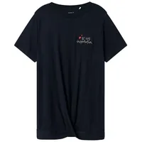 NAME IT Kurzarmshirt »NKFFASIM SS TOP BOX«, blau