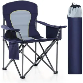 luxuskollektion Campingstuhl XXL Navy Blau