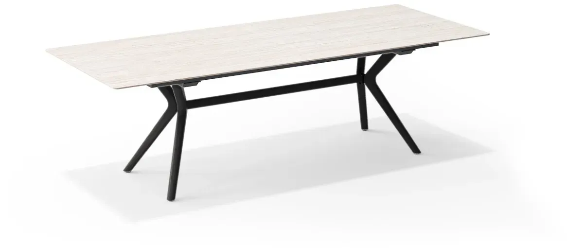 Tisch Atlas Reh anthrazit - 240 x 95 cm Dekton sirius