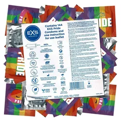 «Pride» anatomische Kondome im Regenbogen-Design (144 Kondome) 144 St
