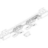 GEZE Schiebetürbeschlag Rollan 40 NT Flügelbreite 50-84 cm