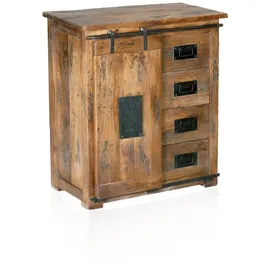 Moebel-Eins Bristol Sideboard VIII, Material Massivholz, Mango rustikal