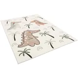 Pergamon Kinder Teppich Softstar Kids Lustige Dinos Bunt 80x150cm