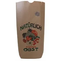 Kreuzbodenbeutel - OBST - aus Papier - GEFÄDELT - 23 x 37 cm für 2,5 kg (500 Stück)