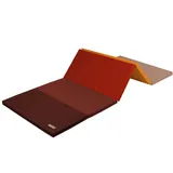 ALPIDEX Turnmatte klappbare Weichbodenmatte 185 x 78 x 3,2 cm Gymnastikmatte Sportmatte für zuhause Kinder Erwachsene, Farbe:rot