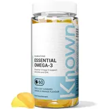 Known Essentielle Omega 3 Gummies – Zitronen- & Orangengeschmack – Leckere Alternative zu Softgels – 120mg Omega 3 mit DHA & EPA – Unterstützt Herzgesundheit & Wohlbefinden – 1 Monat