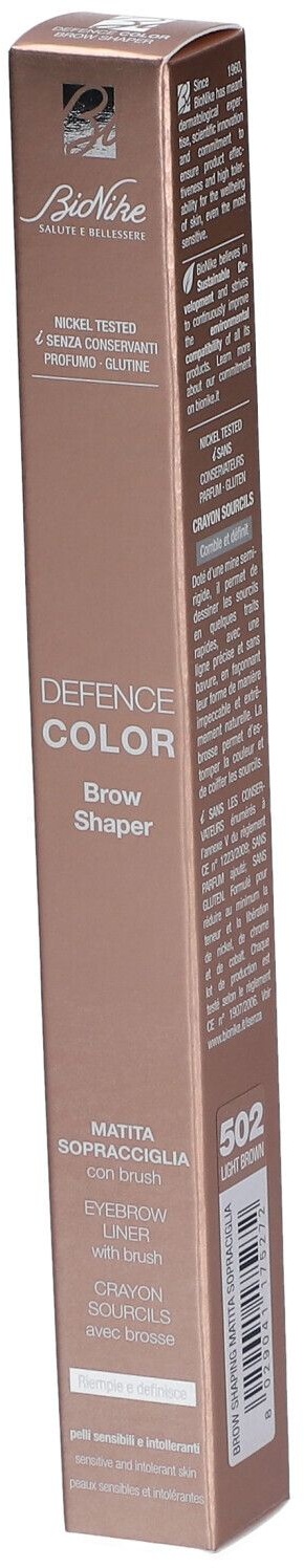 BioNike Defence Color Brow Shaper - Augenbrauenstift 502 Hellbraun - Stift für Augenbrauen