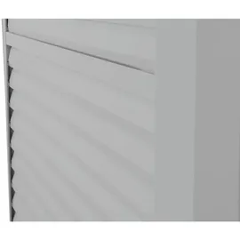 gardenson Lamellenwand Mirador Classic 1 Stück 0,93 x 2,40 x 0,10 m Weiß