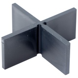 Sanpro Fugenkreuze, Größe 3 mm/Höhe 20 mm, Anzahl 100 Stück (Fugen Boden Bodenplatte Terrasse Terassenplatten verlegen Kreuze) (Pack à 100 Stück)