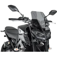 PUIG Windschild Touring für Yamaha MT-09 17-18 Motorradscheibe dunkel getönt
