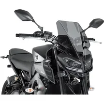 PUIG Windschild Touring für Yamaha MT-09 17-18 Motorradscheibe dunkel getönt