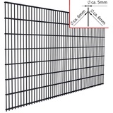 FA-Bausysteme Doppelstabmatte 6/5/6 Anthrazitgrau Höhe: 1030 mm