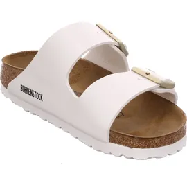 Birkenstock Arizona Birko-Flor Lack schmal patent white 40