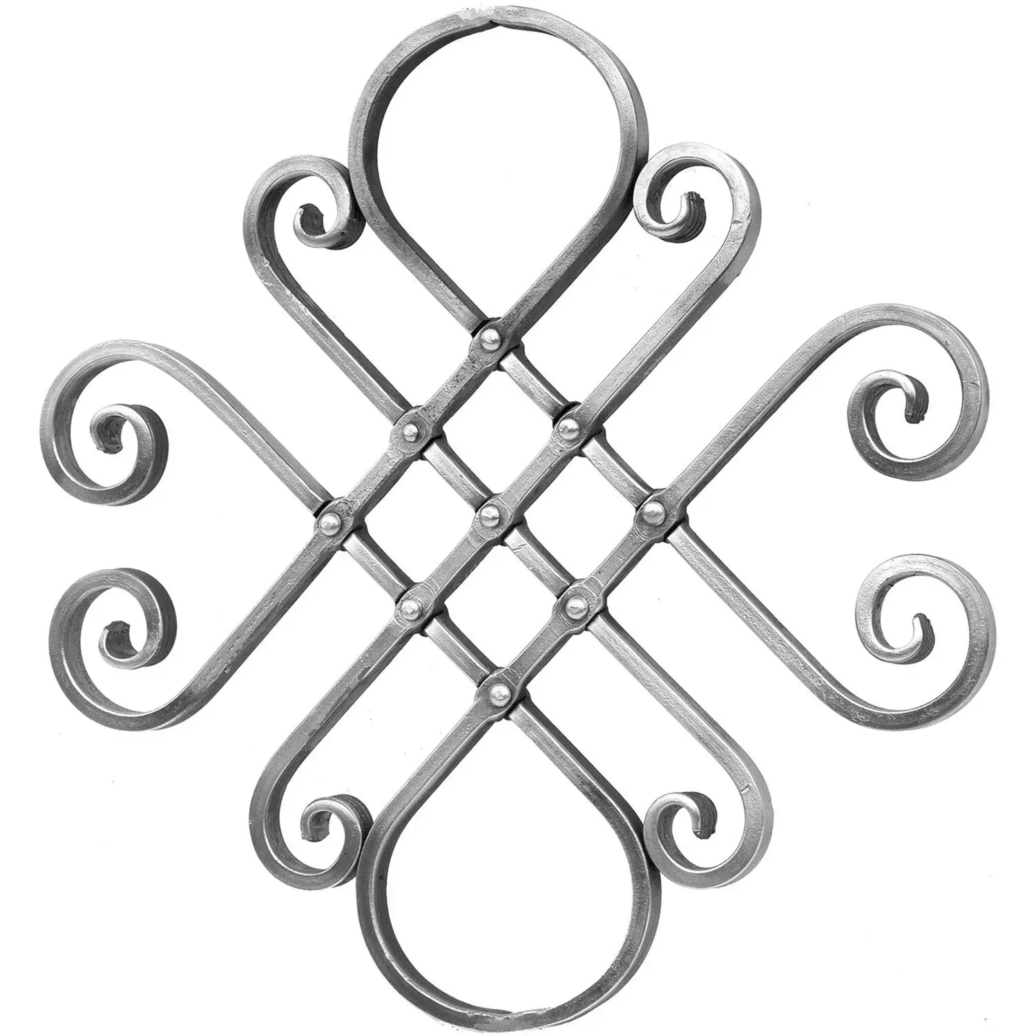 IAM DESIGN ARTEFERRO Zierelement, Profil 16 x 8 mm, 400 x 410 mm, Schmiedeeisen