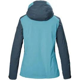 KILLTEC Damen Funktionsjacke wasserdicht/Outdoorjacke mit Kapuze KOS 83 WMN JCKT, bali blau, 36, 42735-000