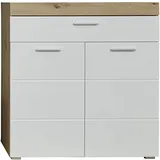 VCM Amanda 91 x 97 x 38 cm asteiche/weiß HG