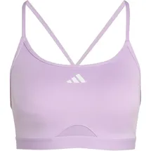 adidas Aeroreact 3-Streifen Sport-bh Damen JW5132 - powder plum S