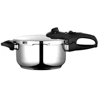 Fagor Duo Schnellkochtopf, Edelstahl, 18/10, für alle Herdarten geeignet, volle Induktion, Impaksteel-Thermoflex-Boden, maximale Widerstandsfähigkeit, 5 Sicherheitssysteme, 2 Druckstufen (4 l)