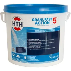 5 kg HTH Pool  Granufast Action 5 - Chlor Multifunktionsgranulat