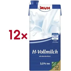 MUH 12er-Pack haltbare Milch »H-Vollmilch 3,5% Fett«