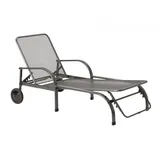MWH Das Original Chalet Rollliege 186 x 82 x 49 cm eisengrau