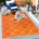 Outdoorteppich BERLIN B/L ca 80x200 cm Orange