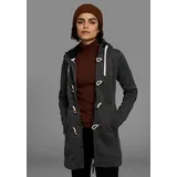 POLARINO Strickfleecejacke Grau 38